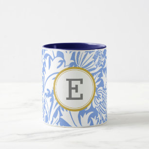 William Morris PERSONALIZED INITIAL Mug