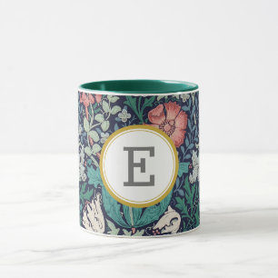 William Morris PERSONALIZED INITIAL Mug