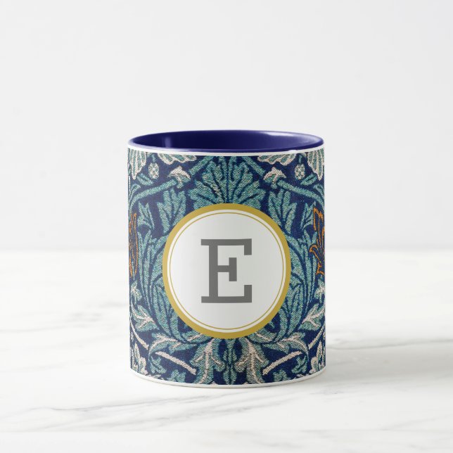 William Morris PERSONALIZED INITIAL Mug (Center)