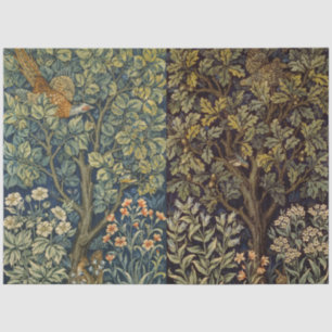 William Morris - Pheasant Bird Tree Botanical Tissue Paper