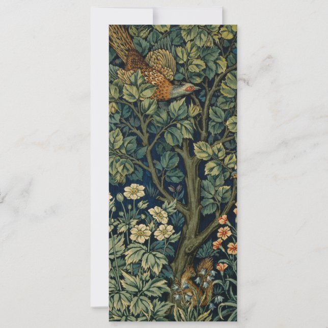 William Morris Pheasant Bird Tree Woodland (Front)