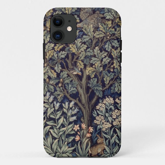 William Morris Pheasant Bird Tree Woodland Case-Mate iPhone Case (Back)