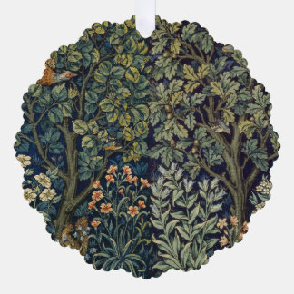 William Morris Pheasant Bird Tree Woodland Decoration Card