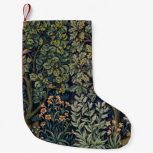 William Morris Pheasant Bird Tree Woodland Small Christmas Stocking