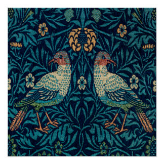 William Morris Pheasants Poster