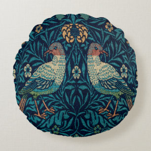 William Morris Pheasants Round Cushion