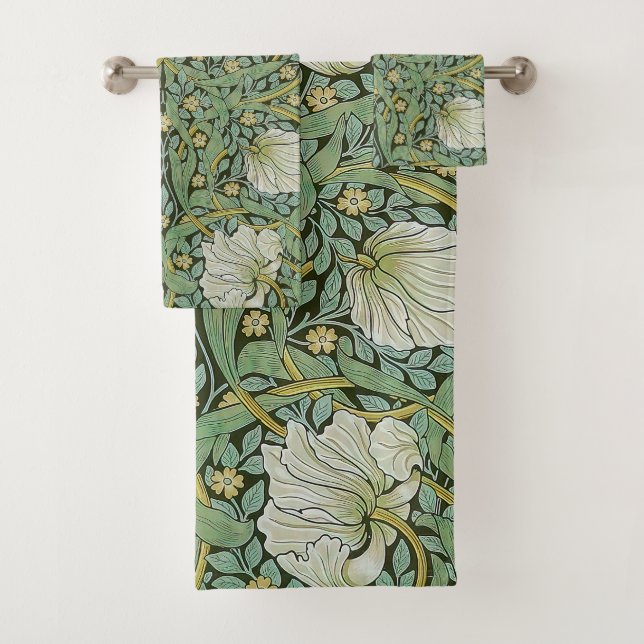 William Morris - Pimpernel Bath Towel Set (Insitu)