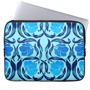 William Morris Pimpernel, Denim & Light Blue Laptop Sleeve