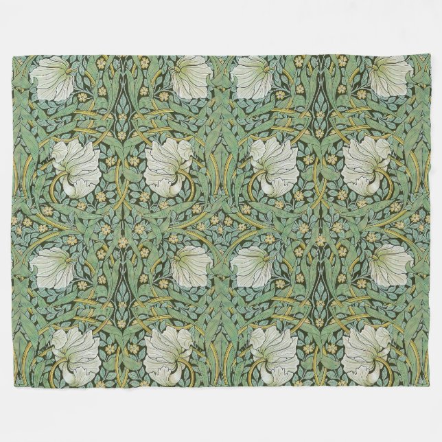 William Morris - Pimpernel Fleece Blanket (Front (Horizontal))