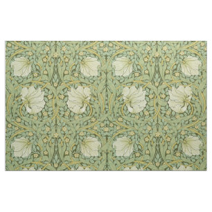 William Morris Pimpernel Floral Blue Wallpaper Fabric