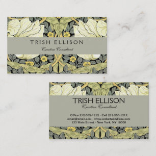William Morris Pimpernel Floral Wallpaper Business Card