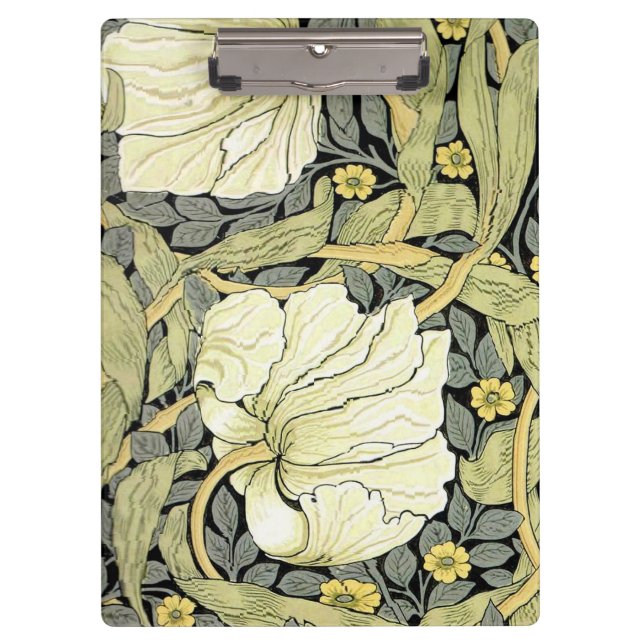 William Morris Pimpernel Floral Wallpaper Clipboard (Front)