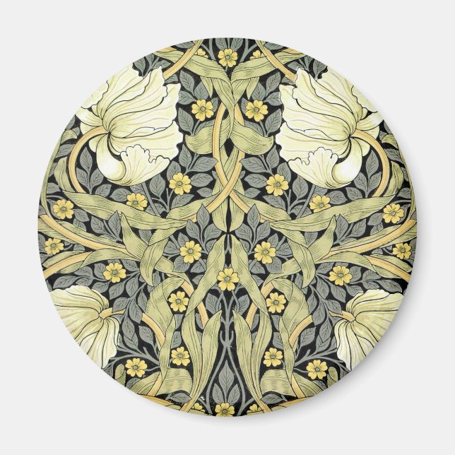 William Morris Pimpernel Floral Wallpaper Magnet (Front)