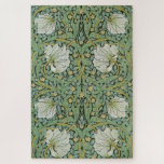 William Morris - Pimpernel Jigsaw Puzzle<br><div class="desc">Pimpernel - William Morris,  Repeating design for textiles,  1876</div>