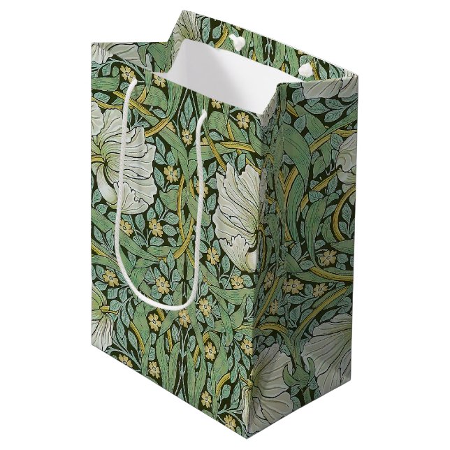 William Morris - Pimpernel Medium Gift Bag (Front Angled)