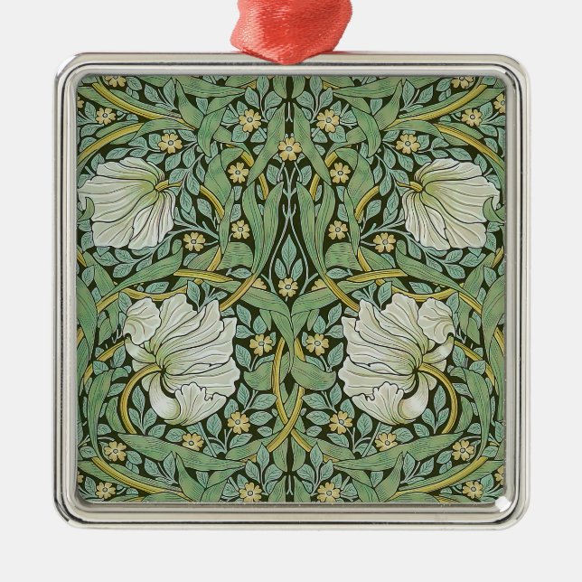 William Morris - Pimpernel Metal Tree Decoration (Front)