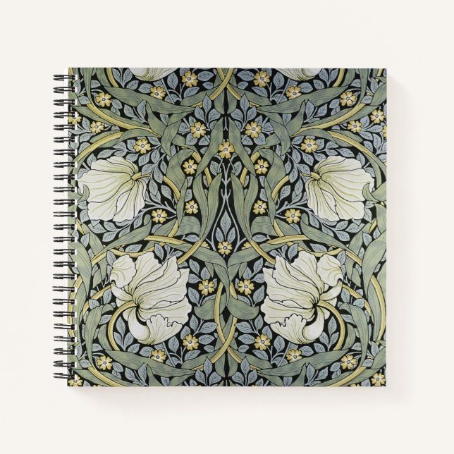 William Morris - Pimpernel  Pattern Design Notebook (Front)