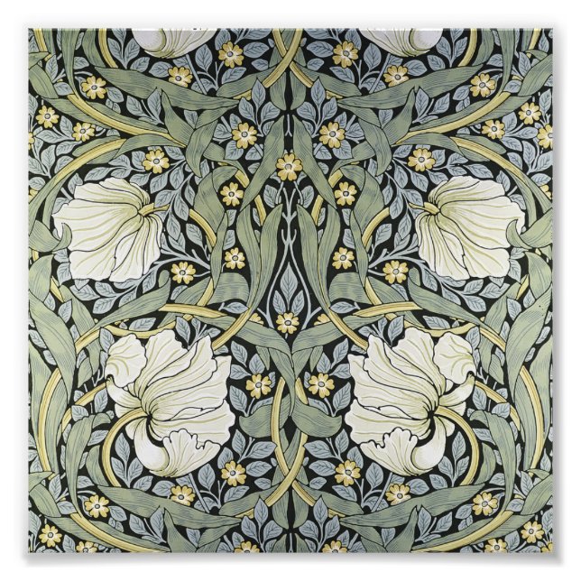 William Morris - Pimpernel  Pattern Design Photo Print (Front)