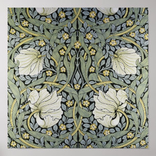 William Morris - Pimpernel  Pattern Design Poster