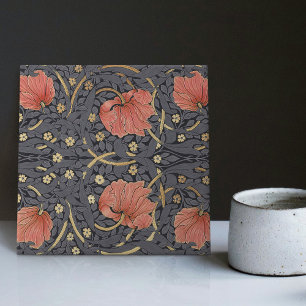 William Morris Pimpernel Seamless Pattern Tile