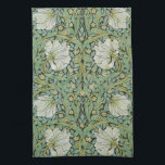 William Morris - Pimpernel Tea Towel<br><div class="desc">Pimpernel - William Morris,  Repeating design for textiles,  1876</div>