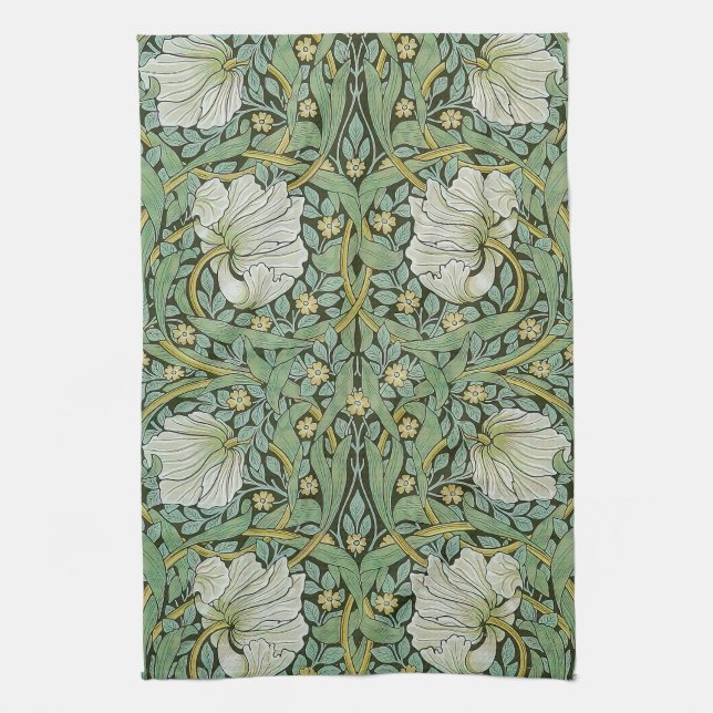 William Morris - Pimpernel Tea Towel (Vertical)