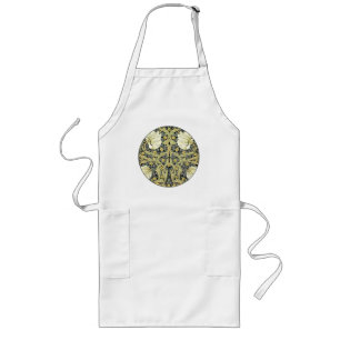 William Morris Pimpernel Tulips Botanical Art Long Apron