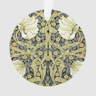 William Morris Pimpernel Tulips Botanical Art Ornament