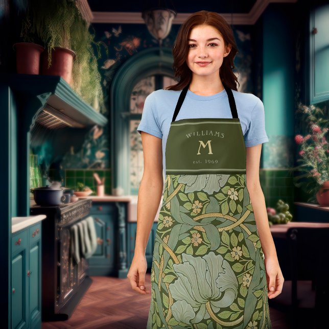 William Morris Pimpernel Vintage Pattern Apron (Creator Uploaded)