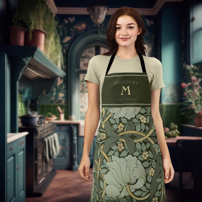 William Morris Pimpernel Vintage Pattern Apron (Creator Uploaded)