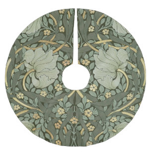 William Morris Pimpernel Vintage Pattern Brushed P Brushed Polyester Tree Skirt
