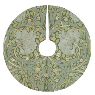 William Morris Pimpernel Vintage Pattern Brushed Polyester Tree Skirt