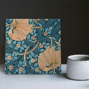 William Morris Pimpernel Vintage Pattern Ceramic T Tile