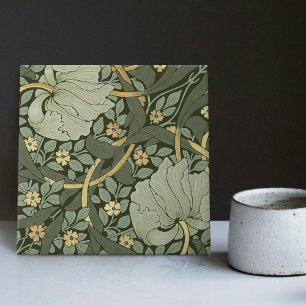 William Morris Pimpernel Vintage Pattern Ceramic T Tile