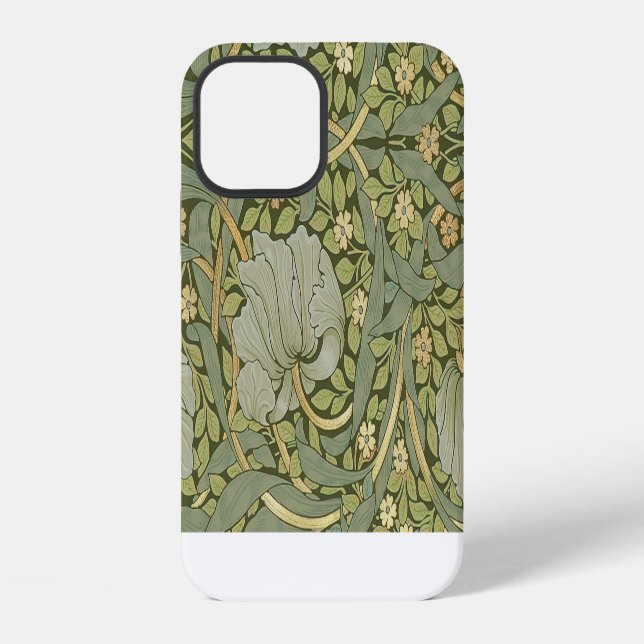 William Morris Pimpernel Vintage Pattern iPhone Case (Back)