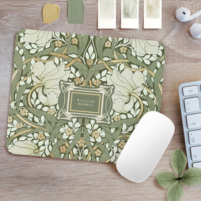 William Morris Pimpernel Vintage Pattern Mouse Pad (Creator Uploaded)