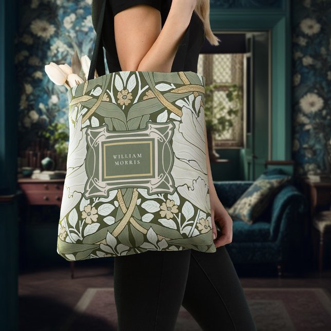 William Morris Pimpernel Vintage Pattern Tote Bag (Creator Uploaded)