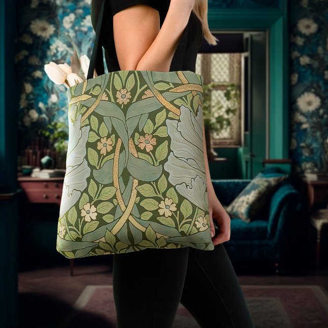 William Morris Pimpernel Vintage Pattern Tote Bag (Creator Uploaded)