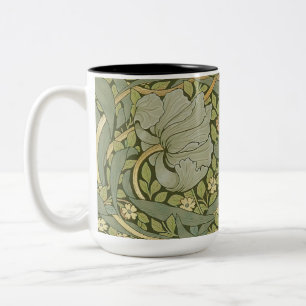 William Morris Pimpernel Vintage Pattern Two-Tone Coffee Mug