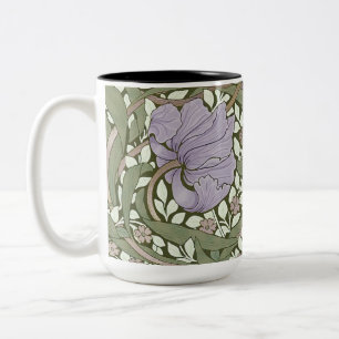 William Morris Pimpernel Vintage Pattern Two-Tone Two-Tone Coffee Mug