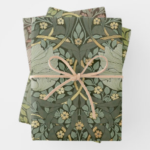 William Morris Pimpernel Vintage Pattern Wrapping  Paper Sheet