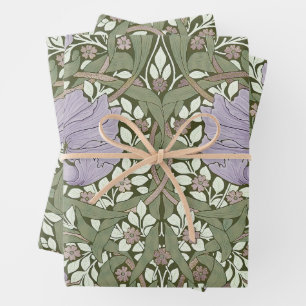 William Morris Pimpernel Vintage Pattern Wrapping  Paper Sheet