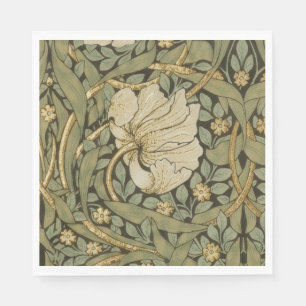 William Morris Pimpernel Vintage Pre-Raphaelite Napkin