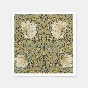 William Morris Pimpernel Vintage Pre-Raphaelite Napkin