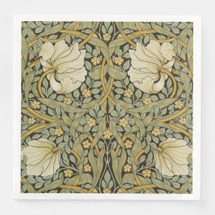 William Morris Pimpernel Vintage Pre-Raphaelite Napkin