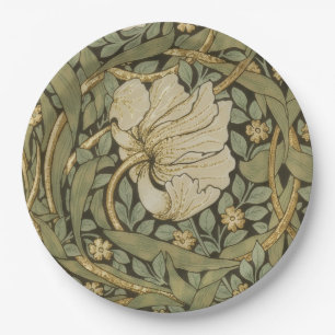 William Morris Pimpernel Vintage Pre-Raphaelite Paper Plate
