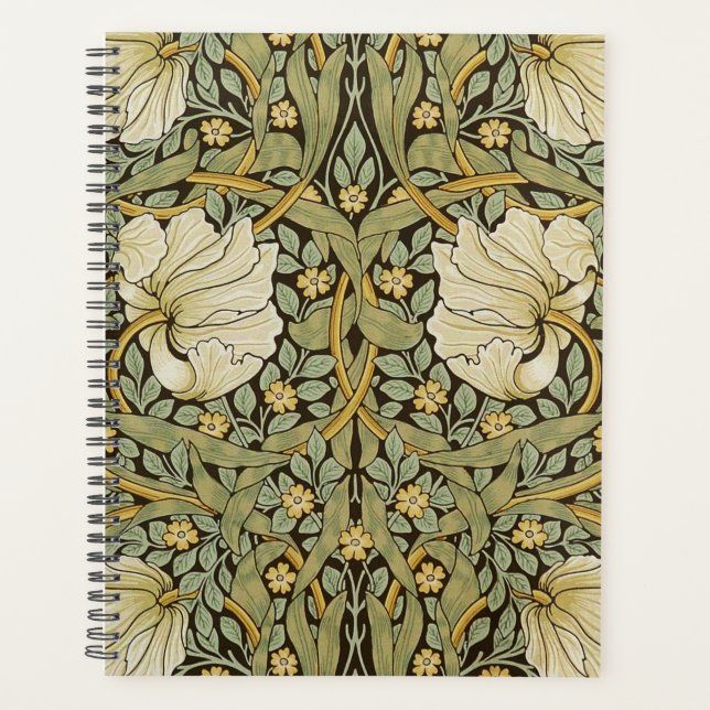 William Morris Pimpernel Vintage Pre-Raphaelite Planner (Front)
