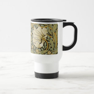 William Morris Pimpernel Vintage Pre-Raphaelite Travel Mug