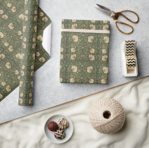 William Morris Pimpernel Vintage Pre-Raphaelite Wrapping Paper