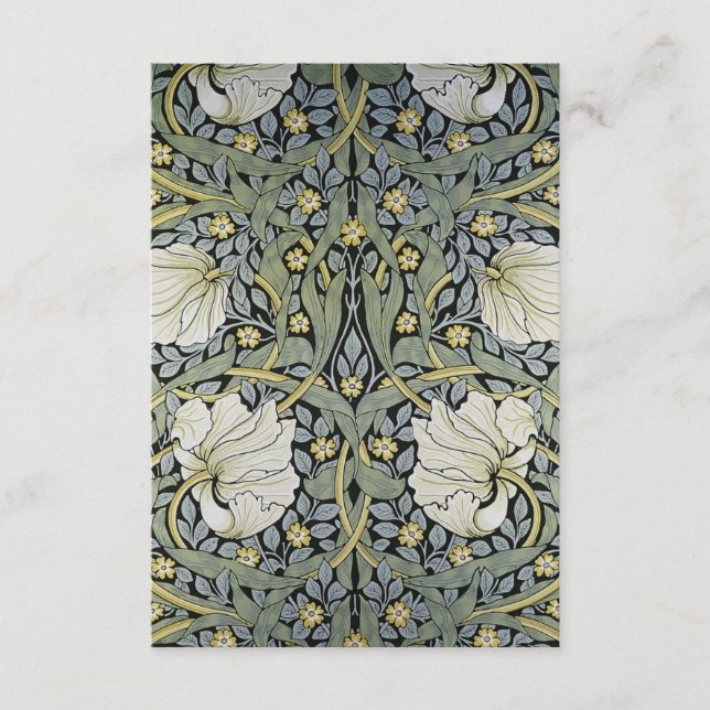 William Morris - Pimpernel  Wallpaper Design Enclosure Card (Front)